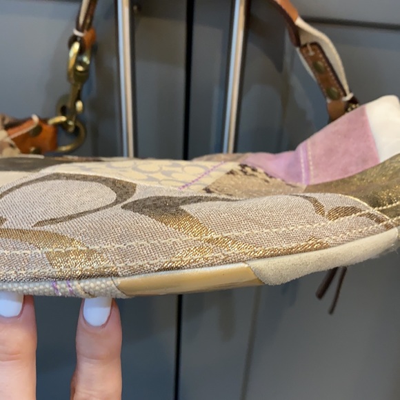 Coach patchwork pattern purse - Picture 5 of 10